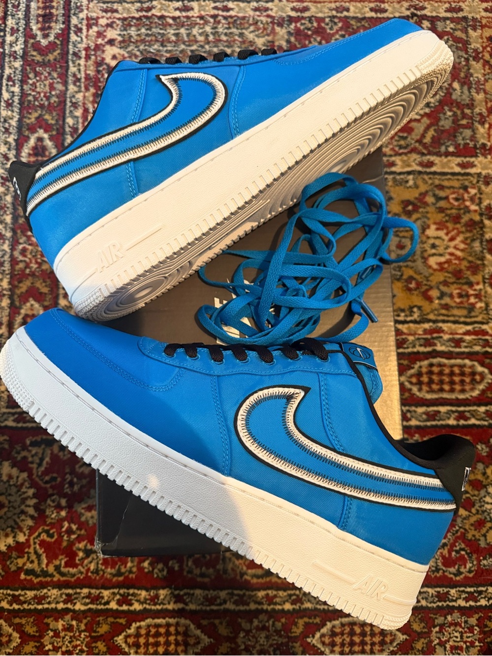 Nike Air Force 1 ‘07 LV8 1 Reverse Stitch Photo Blue